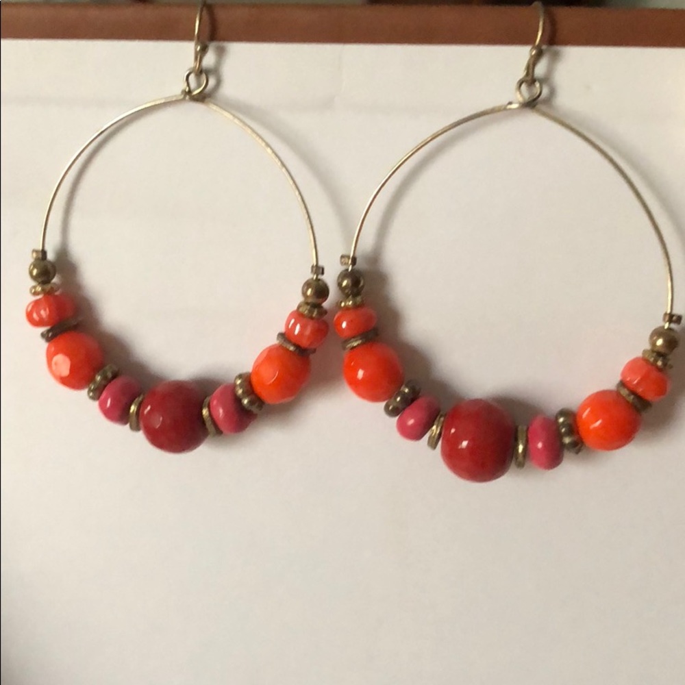 Summer Hoop Dangles